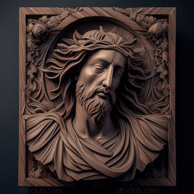 3D model st jesus (STL)